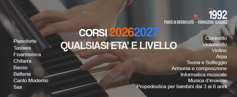Iscrizioni corsi di musica